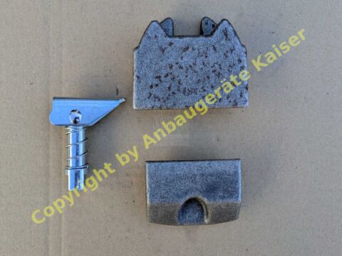 Gabelklauen, Gabelhaken, Führungsbacken, Gabelaufhängung für Gabelzinken Stapler