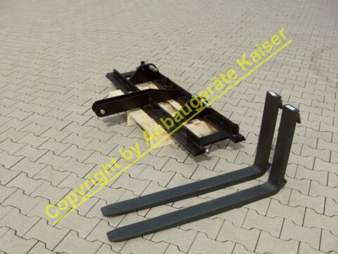 Palettengabel, Ballengabel für Heckhydraulik 3-Punktaufnahme, 2000kg Traglast