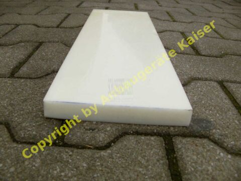 PUR Schürfleiste für Schneeräumschild sehr verschleißfest 150x20mm bis 300cm