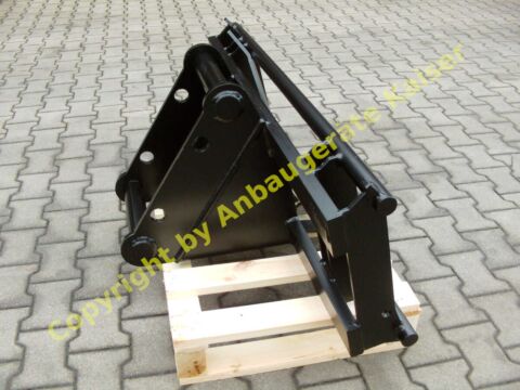 Adapter von Lehnhoff Bagger MS01, MS03, MS08 auf Anbaugeräte mit Euroaufnahme