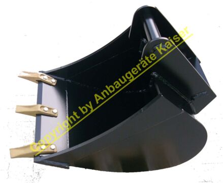 Baggerschaufel MS03 – Tieflöffel für 2-4 t Bagger, 30–80 cm Breite