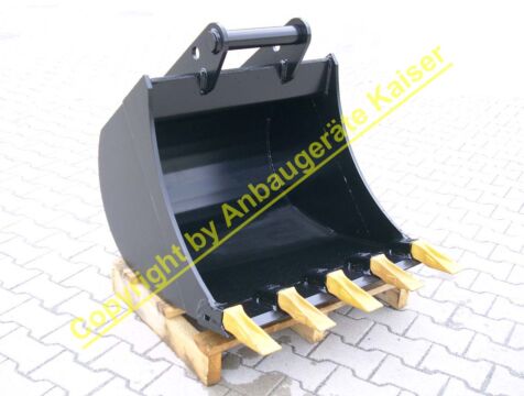 Baggerschaufel MS08 – Tieflöffel 40–100 cm, inklusive Zähnen