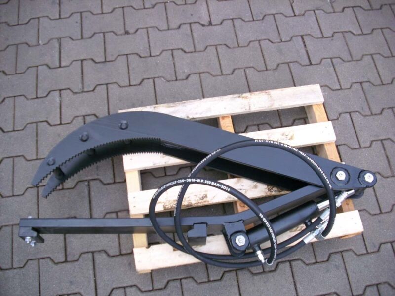 Holzgreifer für FEM2 Gabelträger (Seitenansicht)