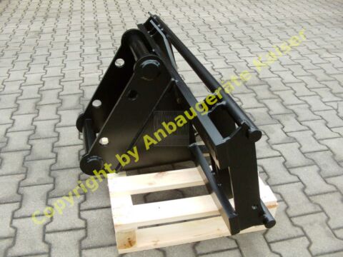 Adapter von Lehnhoff Bagger MS01, MS03, MS08 auf Anbaugeräte mit Euroaufnahme