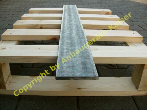 Schürfleiste Gleitschiene 500 HB (wie Hardox 500) Querschnitt 100x10mm bis 190cm