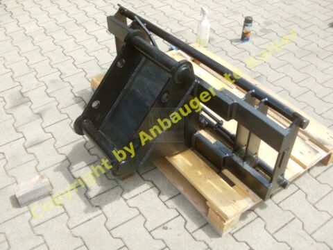 Adapter von Lehnhoff Bagger MS01, MS03, MS08 auf Anbaugeräte mit Euroaufnahme