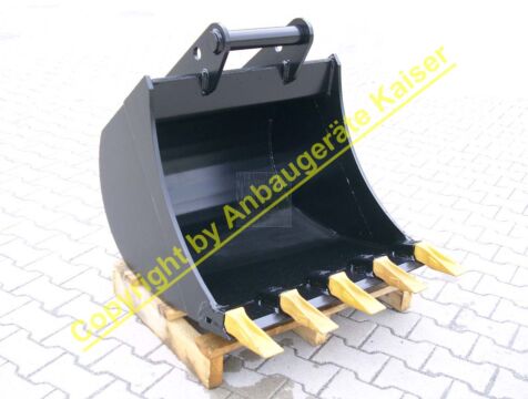 Baggerlöffel, Baggerschaufel, Tieflöffel MS08, Breite wählbar